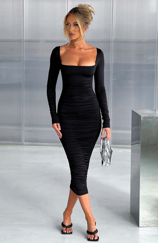 Wren Maxi Dress - Black